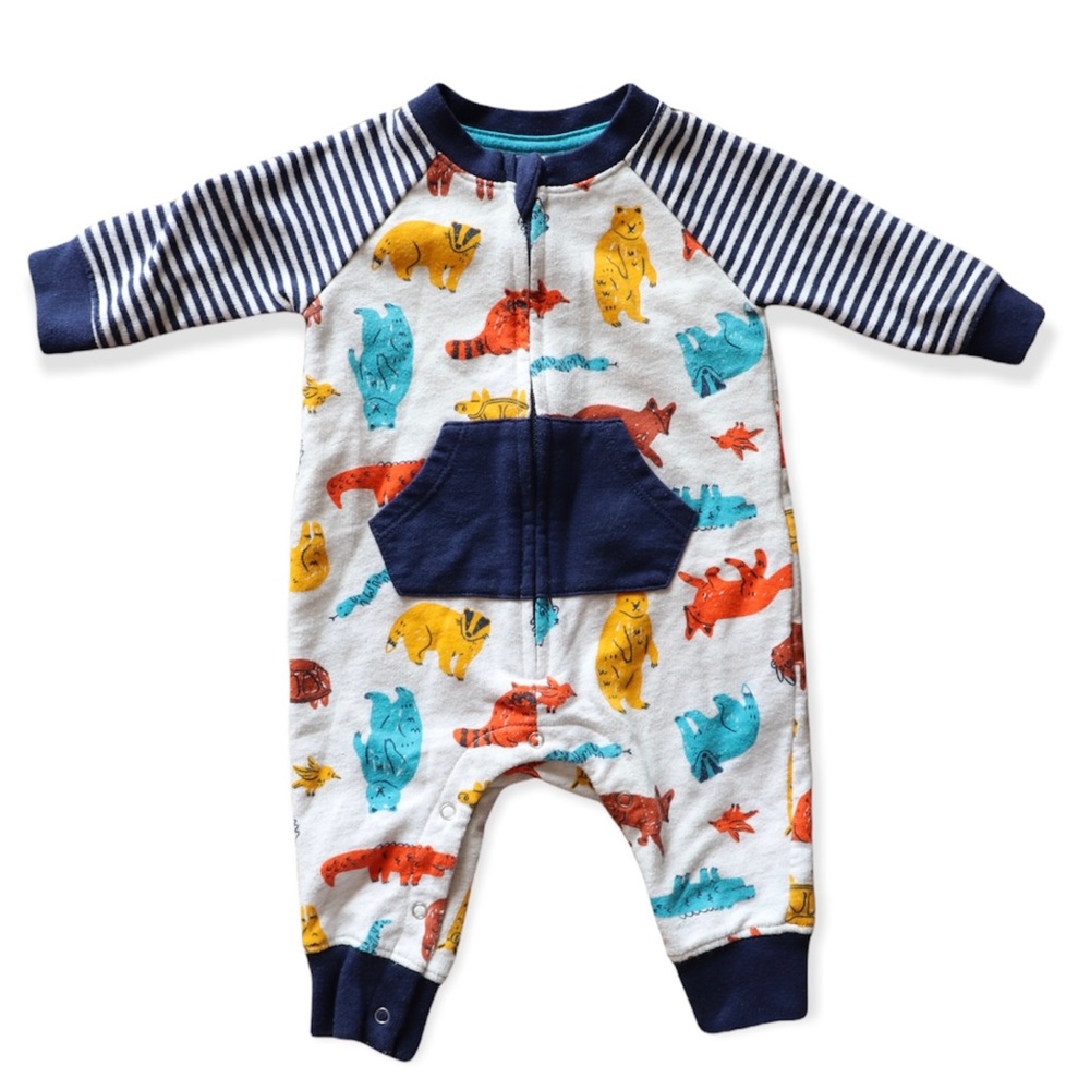 Cat & Jack - Wildlife One Piece (0-3M)